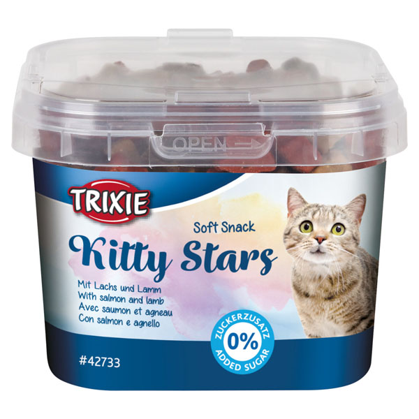 تشویقی سطلی بچه گربه 140 گرمی Trixie kitty stars